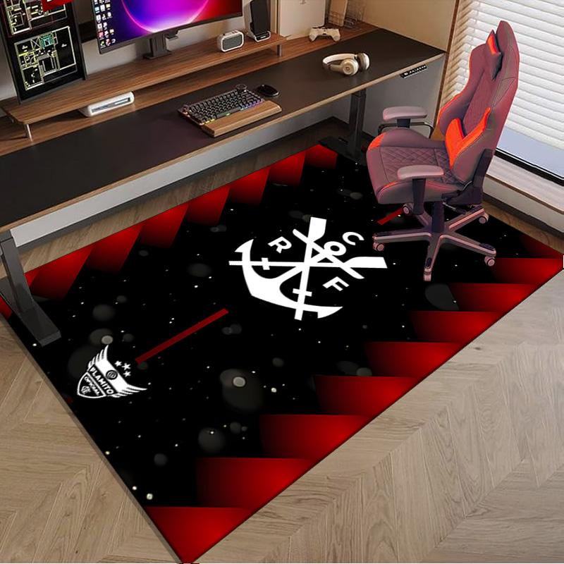 Football Club Printed Area Rug for Office, Chair Rug, Decorative Carpet Floor Mat, Large Size Fan gifts Christmas gifts