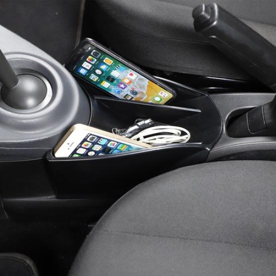 ABS Center Console Handbrake Storage Box Organizer Tray  For Benz Smart 16-21