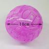 New 1 Pcs Plastic Pet Rodent Mice Jogging Ball Toy Hamster Gerbil Rat Exercise Balls Play Toy Household Pet Supplies