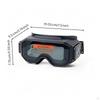 MetalJoining Eye Visor with Elastic Strap Encircling AutoDarkening Goggles Adjustable