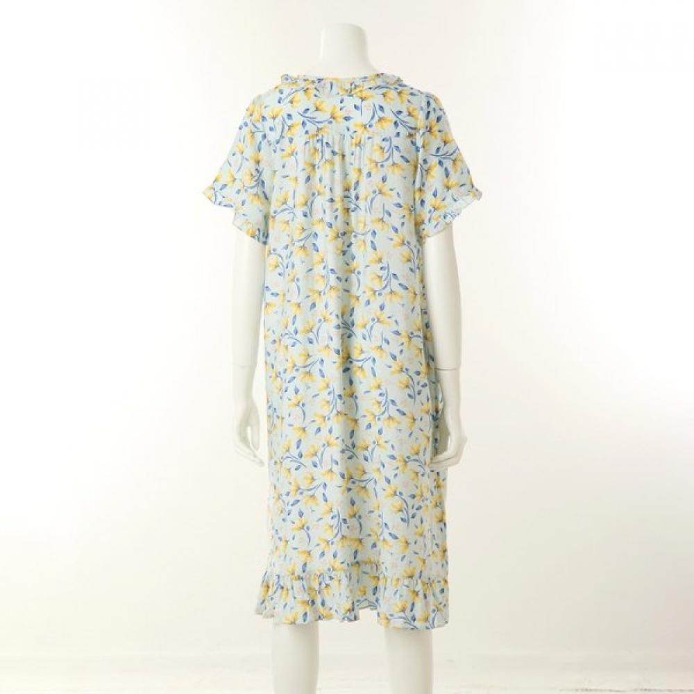 Venus Summer Short Sleeve Dress With Flower Print Vev3935l
