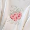 Plus Size Women's Knit Shirt, Round Neck, Loose Fit, Bust 150/160, Mid-Length