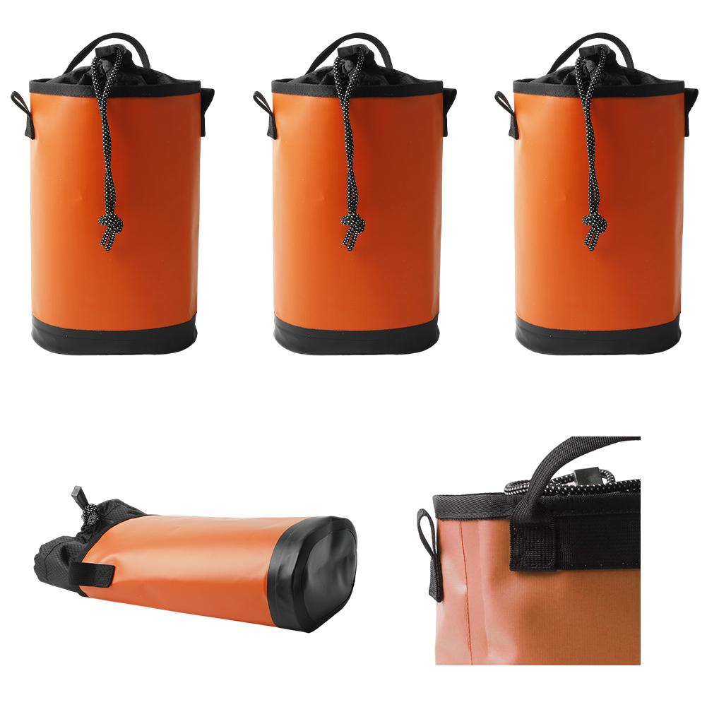 Climbing Rope Bag Arborist Rope Storage Bag Waterproof Tree Climbing Rock Rope Bag Quick Closure Tools Waist Bag for Gym Workout
