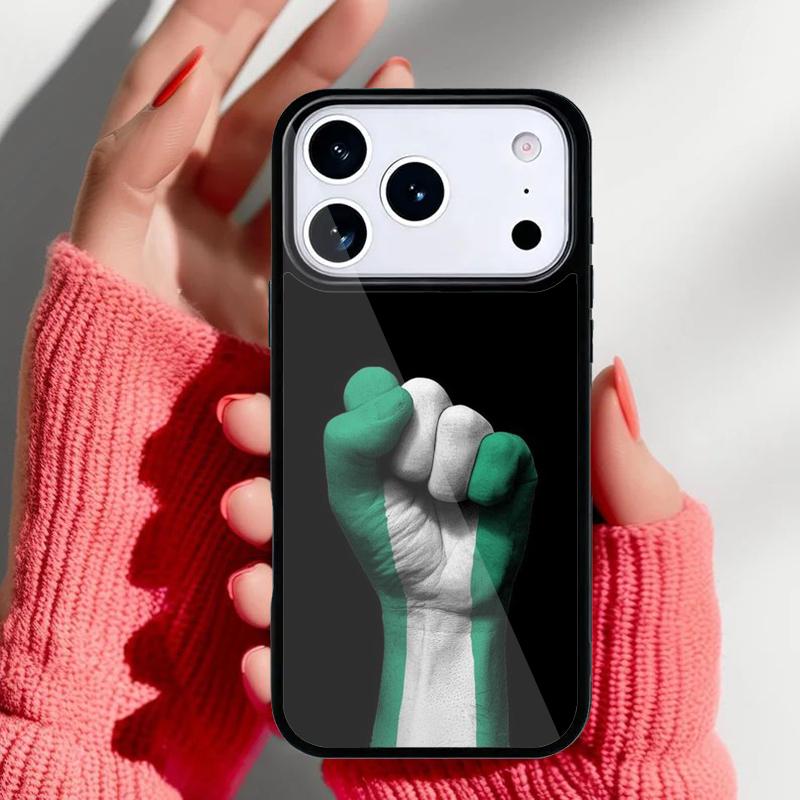 Nigeria Flag Phone Case for iPhone 17 Air 16e 15 14 13 Pro Max Back Cover for 12 11 Pro Coque