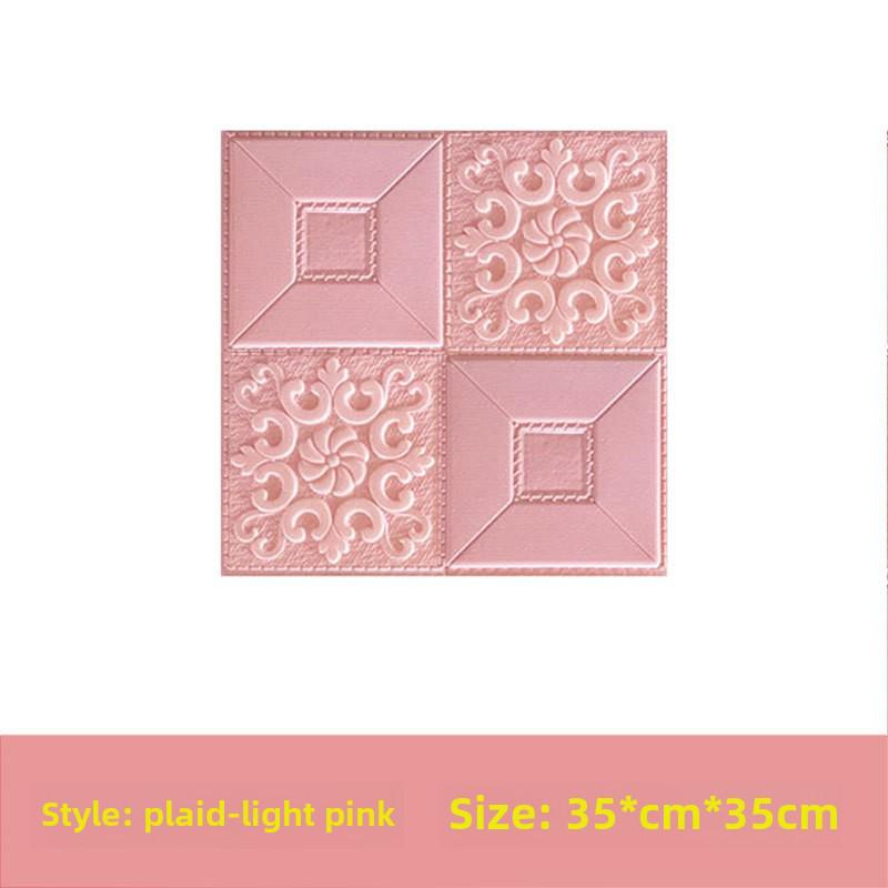 3D XPE Foam Self-Adhesive Brick Wall Stickers, 30x30cm, Small Size