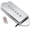 Artec ASA93 Alnico 5 P90 Dog-Ear Pickup with Bridge PU for ES330 Casino-Style Electric Guitar, Chrome