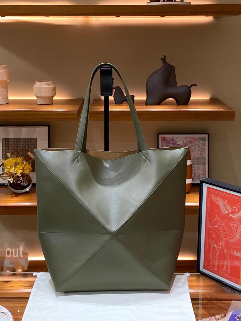 Nová dámska geometrická kožená taška tote a crossbody s veľkou kapacitou