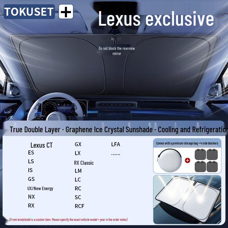 SUV Sunshade Windshield Cover: Anti-Glare, Heat Insulation, and Sun Protection Set