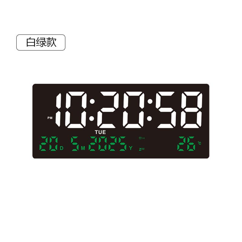 Hot-selling led electronic clock multi-function wall clock simple large screen alarm clock electronic clock wall hanging