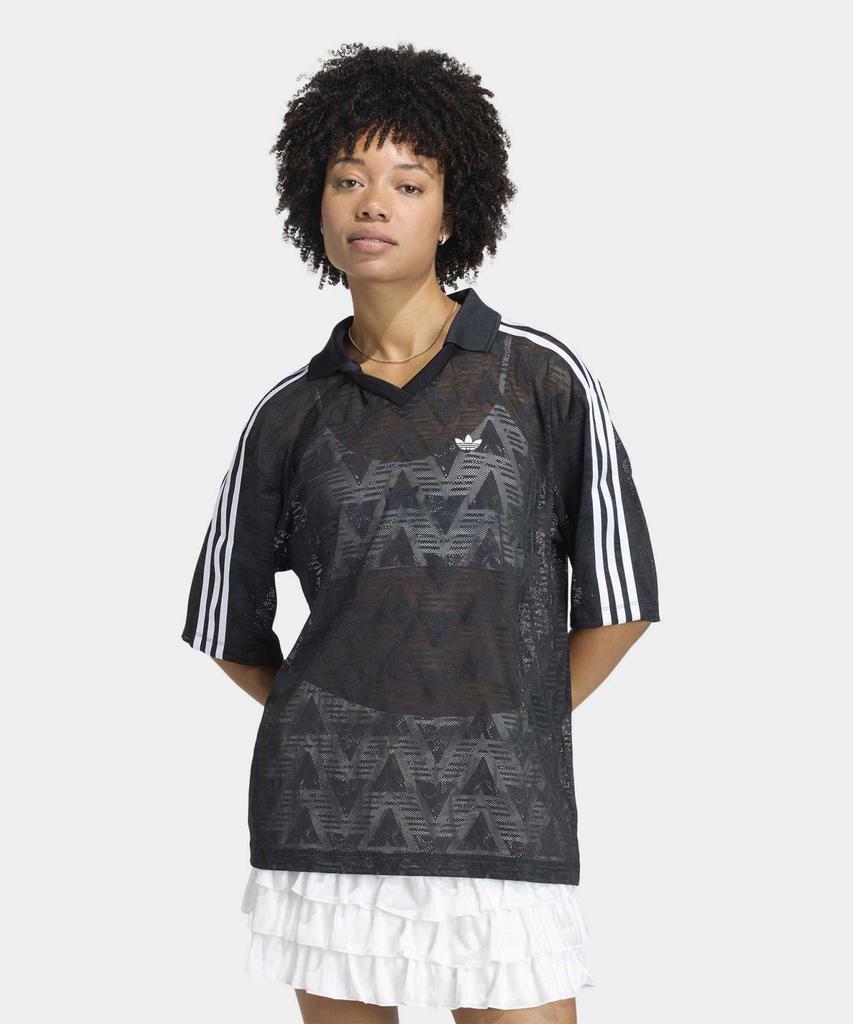 ADIDAS Lace Soccer Jersey - Black / Kd0344