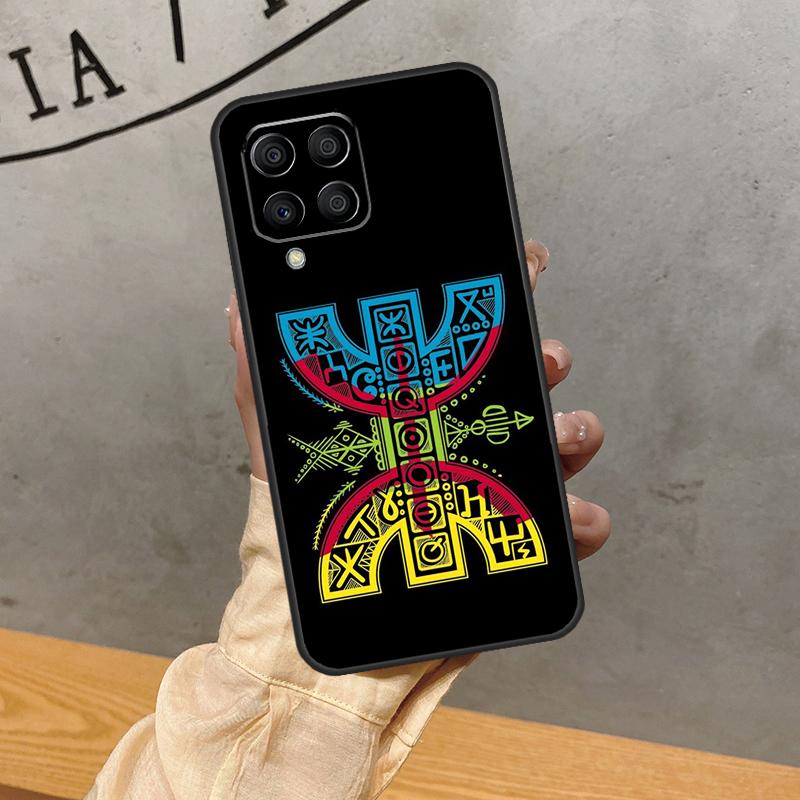 Amazigh Berber Flagge Für Samsung Galaxy M06 M16 M13 M14 M33 M12 M32 M52 M31 M55 M15 M11 M21 M35 M53 M34 M54 Hülle