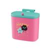 New 2 Type Kitchen Trash Bin Leak-Proof Space-Saving Wall-mounted Trash Can Candy Color with Lid Garbage Can Kitchen Use