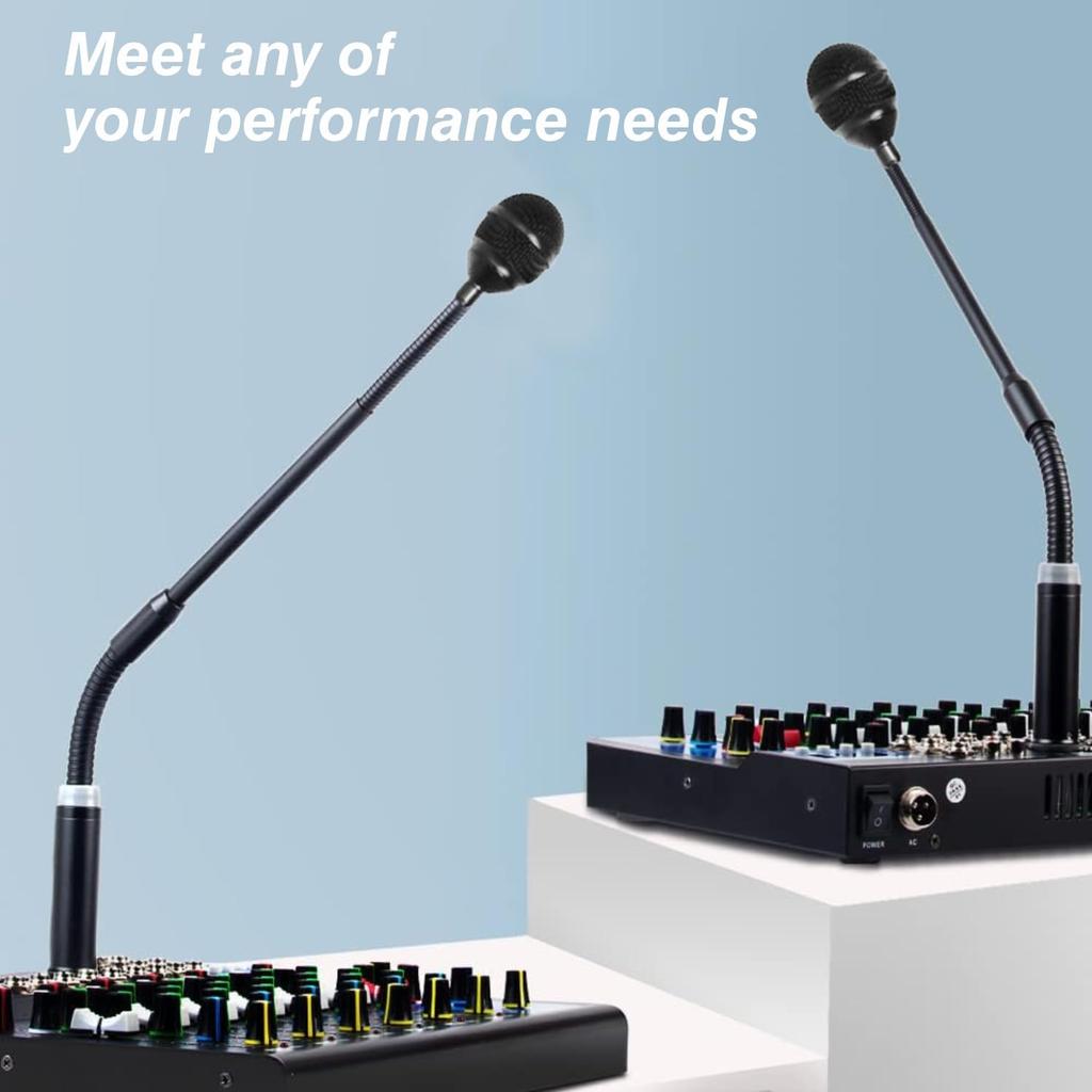 Superlux Gooseneck Dynamic Microphone, 60cm Type, Black, PRA618L