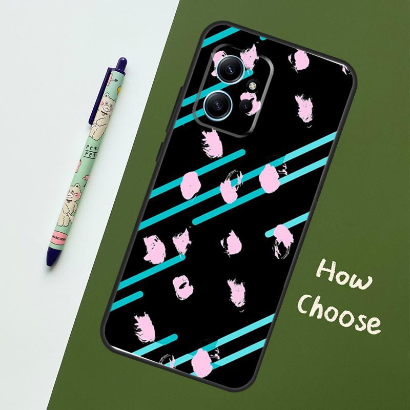 Polka Dots Lines Abstract Art Case For Xiaomi Redmi Note 14 10 11 12 13 15 Pro Plus Cover For Redmi 15 13C 12C 10C 14C 15C