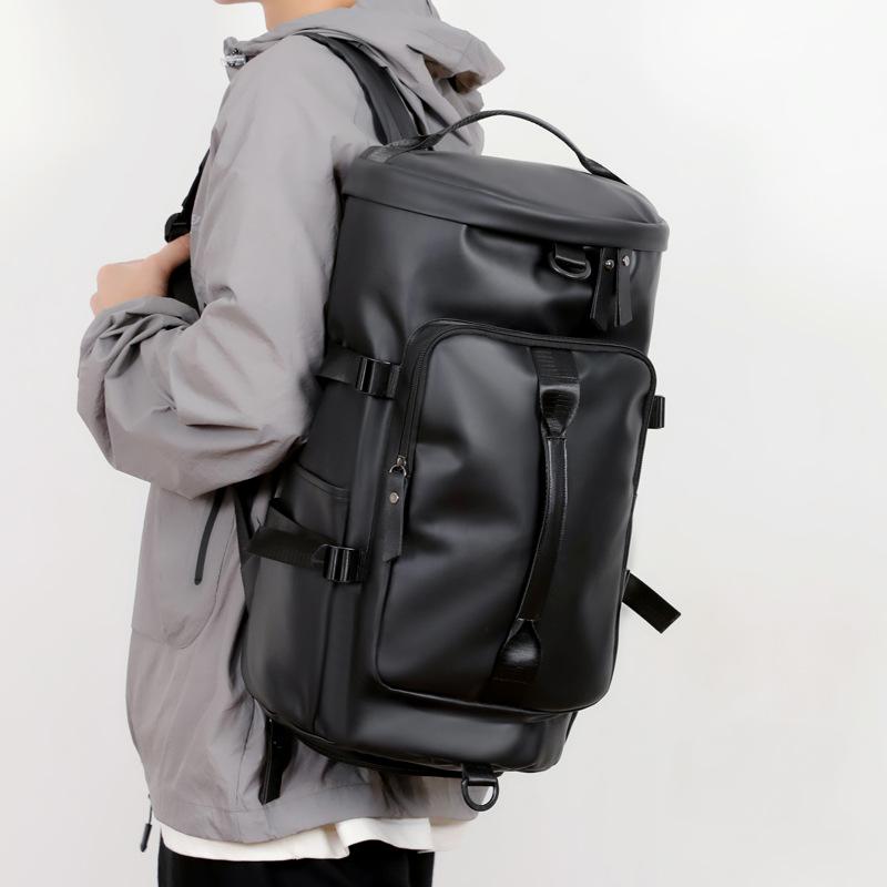 Multifunctional commuter backpack casual business lightweight portable travel bag wet and dry separation belt shoe compartment fitness bag