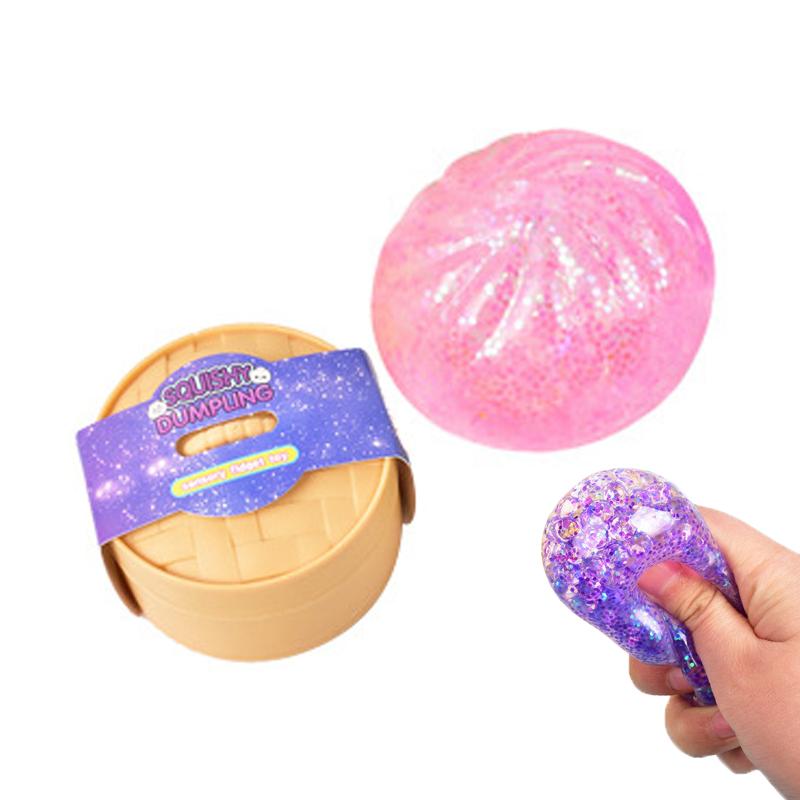 Glitter Dumpling Soft Rice Box Decor Mystery Bag Sparkling Stress Relieving Collectibles Adult Desktop Accessories Skateboard