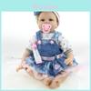 Echte 22-Zoll-Reborn-Puppen aus weichem Silikon-Vinyl für ein realistisches Baby-Erlebnis