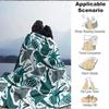 1pc Ocean Creatures Lightweight Flannel Blanket, Comfortable and Warm Blanket, for Office and Camping Sofa Bed, Livingroom186