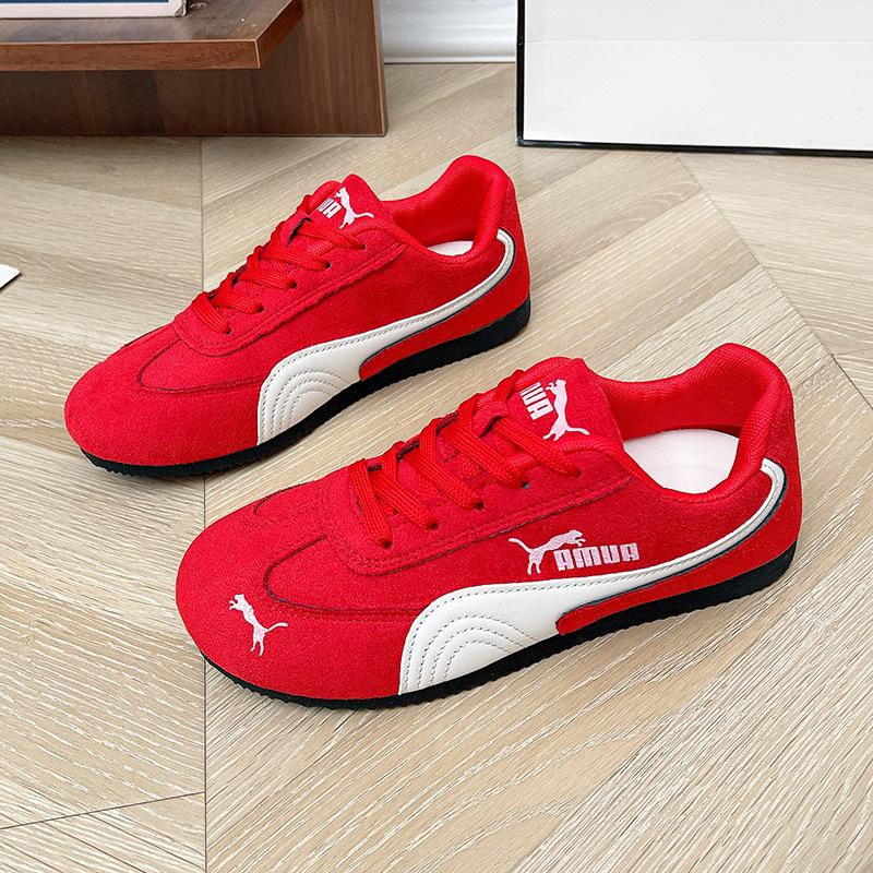 German Training Shoes Autumn New Retro Sports Outer Wear Soft-soled Non-slip Student Casual Forrest Gump Shoes
