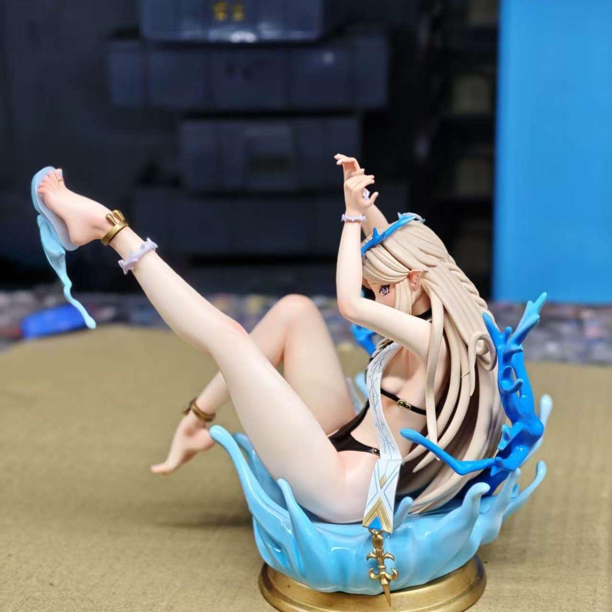 

In stock Beautiful girl Cdiz 7.87Inch/20cm can move PVC Sit posture Collect In-vehicle sexy Temptation figure Toys Gifts