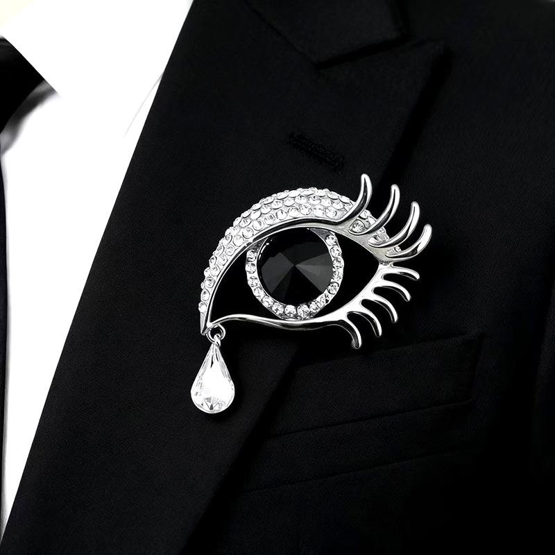 

Black Eye Brooch one size чорний