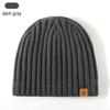 New Style Unisex Double-Layer Knit Hat for Winter - Warm Cross-Stitch Design with Ear Protection