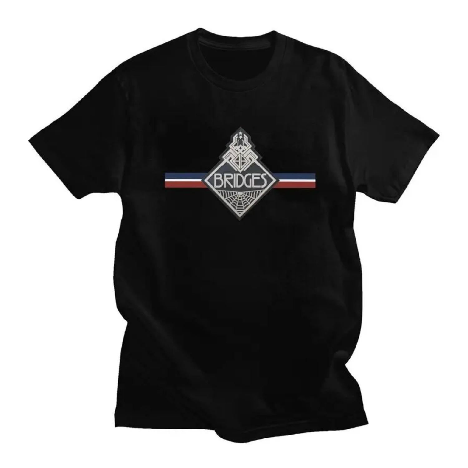 

Custom Death Stranding Bridges Logo T Shirts Men 100% Cotton Tee Tops Action Game Gift Tshirts Casual T-shirt Clothes S чёрный