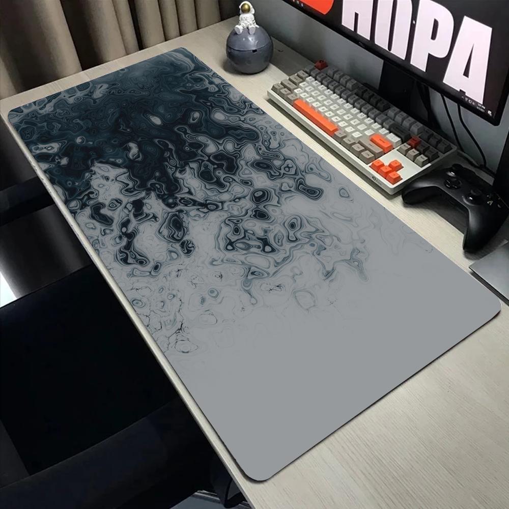 Fluid Art Mauspad Groß Computer Büro Spieltischmatten XXL Gummi Anti-Rutsch Gaming Tastatur Mauspads Lange Schreibtischunterlagen