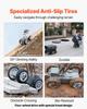 Sewer Pipe Inspection Robot, 197FT/60m Pipeline Detection Crawling Robot with 2MP Front/Rear Camera & Touchscreen Tablet, IP68 Plumbing Camera with