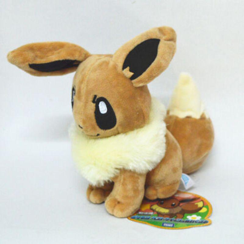 Go Eevee Pikachu Squirtle Plush Stuffed Toy Gifts Figure Version Tv