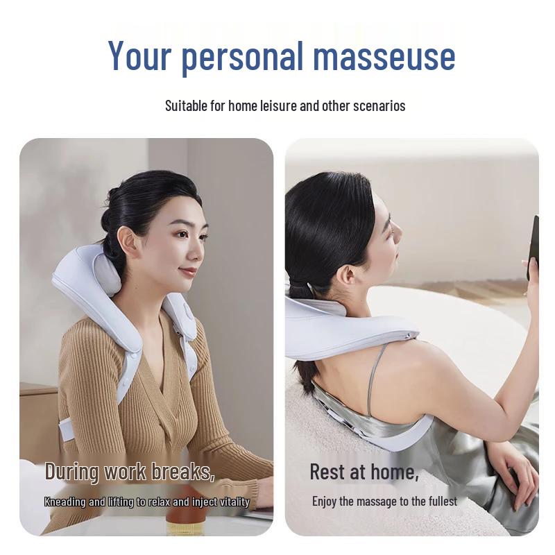 Wireless Shoulder & Neck SPA Massage Shawl CN Plug (adapter Included)
