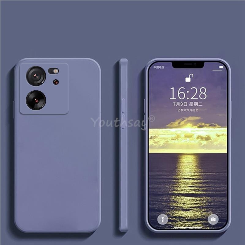 For Xiaomi 13T Pro Case Xiaomi 13T Pro Cover Silicone Plain TPU Capa Protector For Xiaomi 13T 12T Pro 12 Lite 12X 12S Pro Case