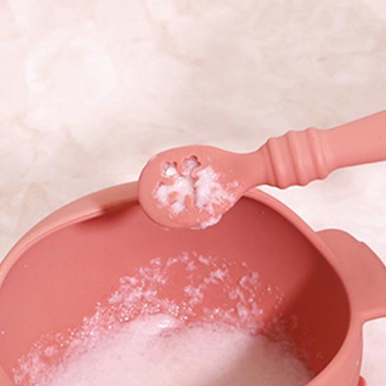 2Pcs Baby Feeding Spoons Dual Head Silicone Weaning Spoon for Infants Training Spoon BPA-Free Toddler Utensils