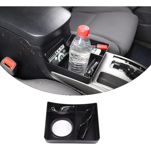 for Tacoma 2006-2015 Cup Holder Storage Box,Car Armrest Box Front Cup Holder Organizer Tray,ABS Center Console Cup Holder Multifunctional Tray