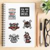50 Pieces Mechanical Mechanic Western Style Mechanic Sticker Diesel Equipment