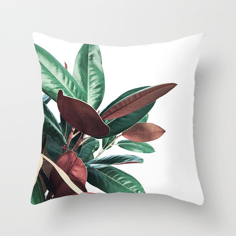 Ins Internet Celebrity Nordic Cactus Plant Peach Skin Car Sofa Pillow Cover Cushion Cover Home