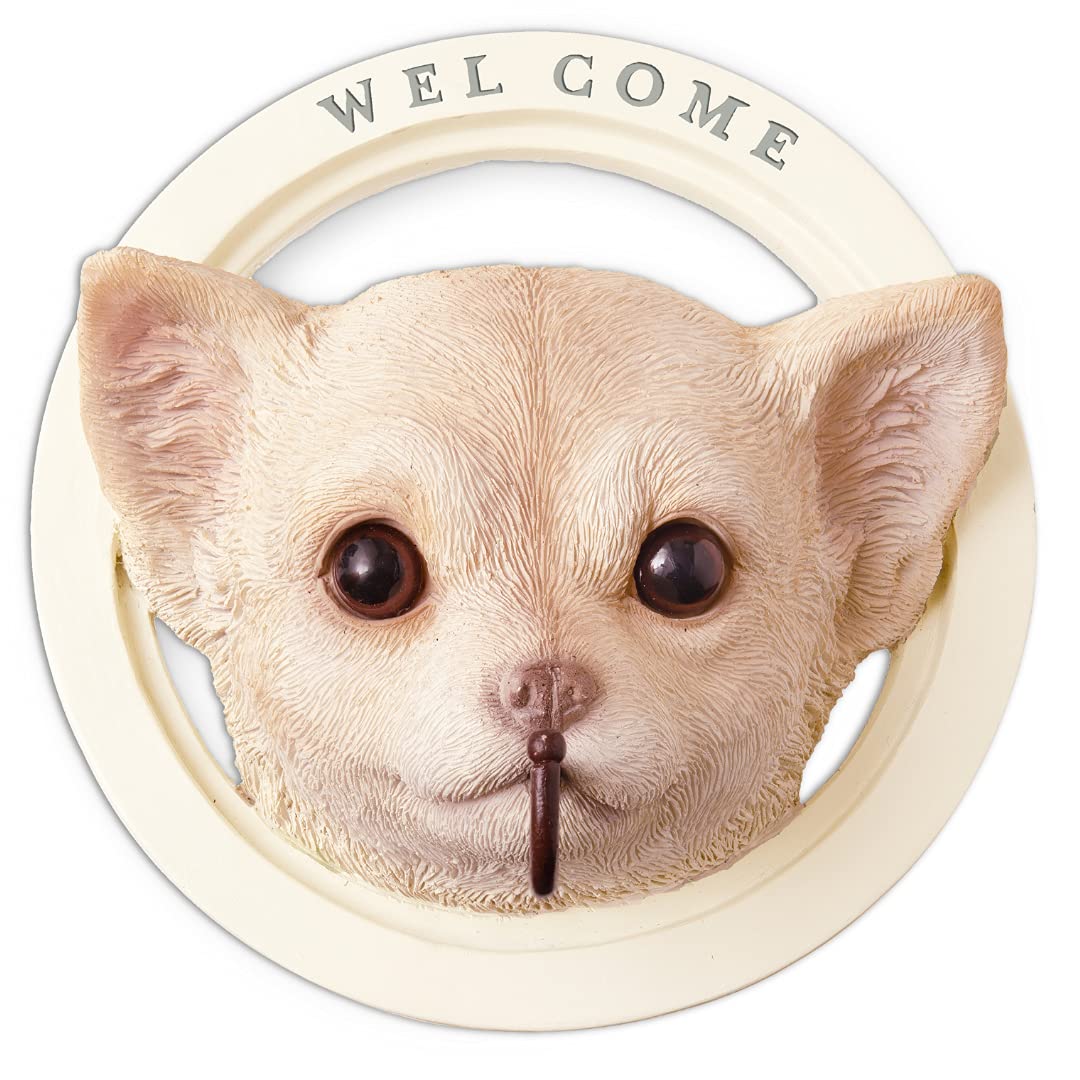 

Kishima KH-61245 Natural Dog Wall Hook, Off-White, One Size, Perfect for Gardening, Entranceways, or as a Wall Decor.