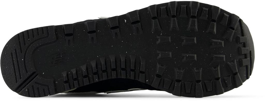 Кроссовки New Balance 574 черный с белым и болотно-зеленым