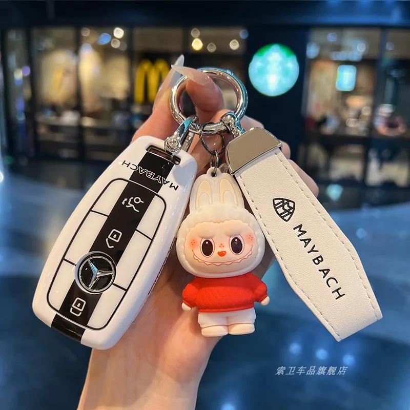 Car Remote Key Case Cover Shell Fob For Mercedes Benz A C E S G Class W177 W205 W213 X167 W222 CLA GLE GLB GLS AMG Maybach QU3