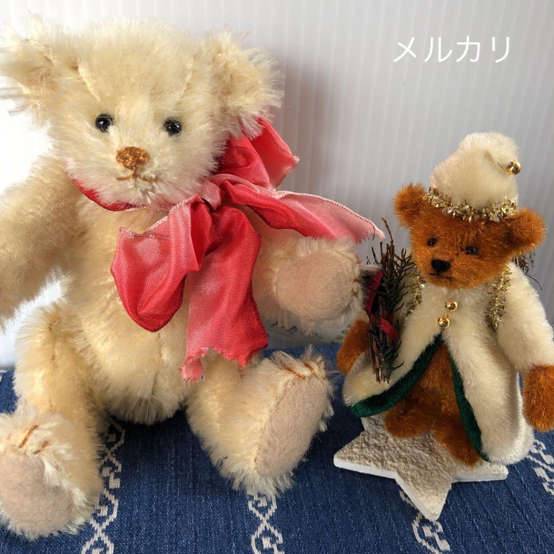 

[USED] Two mini teddy bears by Elaine Fujita