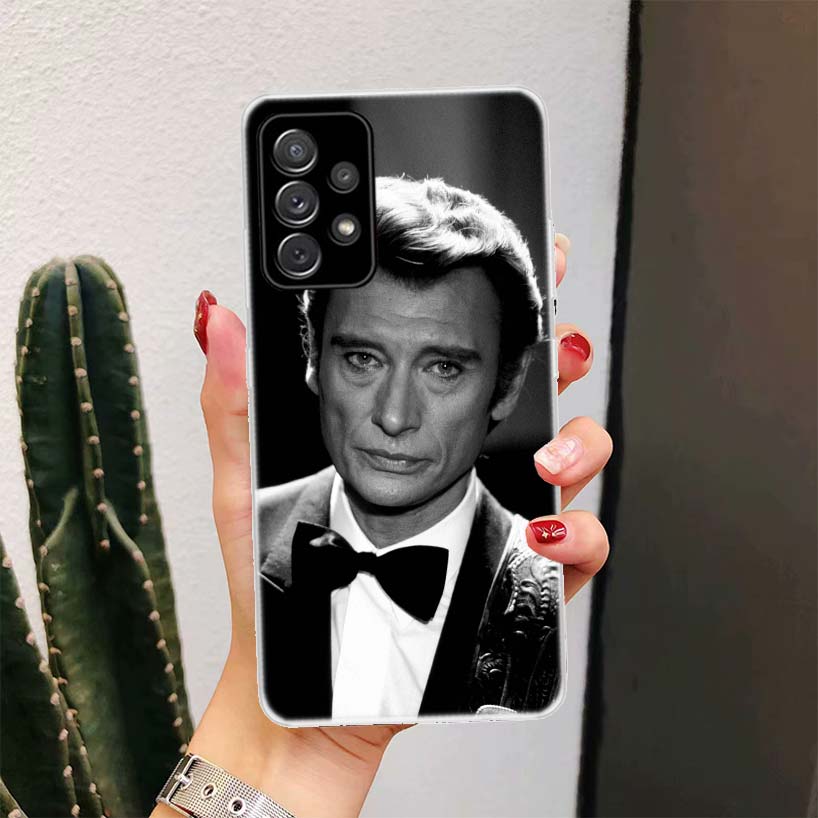 Johnny Hallyday Music Phone Case for Samsung Galaxy A17 A16 A15 A14 A13 A57 A56 A55 A54 A53 A37 A36 A35 A34 A33 A26 A25 A24 A23