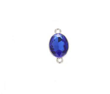 10pcs Crystal Glass Oval Shape Charms Connectors for Jewelry Earrings Bracelet Necklace Pendant Making Findings DIY Accessories