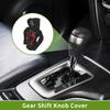 Universal Car Gear Shift Knob Cover Red Black Polyester Skeleton Hoodie Style
