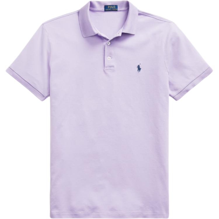 

Polo Ralph Lauren Slim Fit Рубашка поло с коротким рукавом Мужские топы Розовый Фиолетовый MNPOKNI1N821433-530 XL