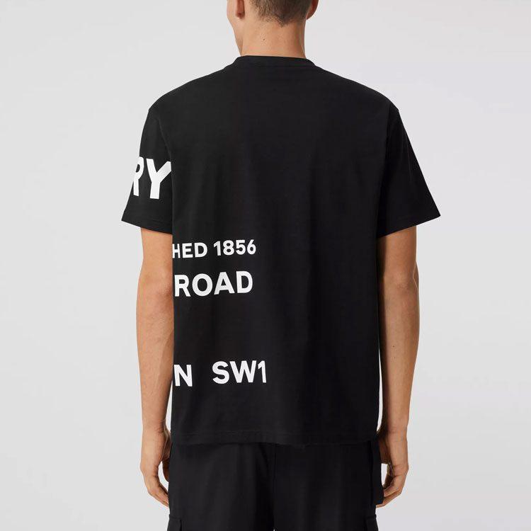 Burberry Horseferry Print Cotton Oversized T Shirt 80406941