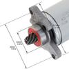 Power Tools DC Motor RS550 With Conical Gear 21V 8 Teeth Electric Saw
