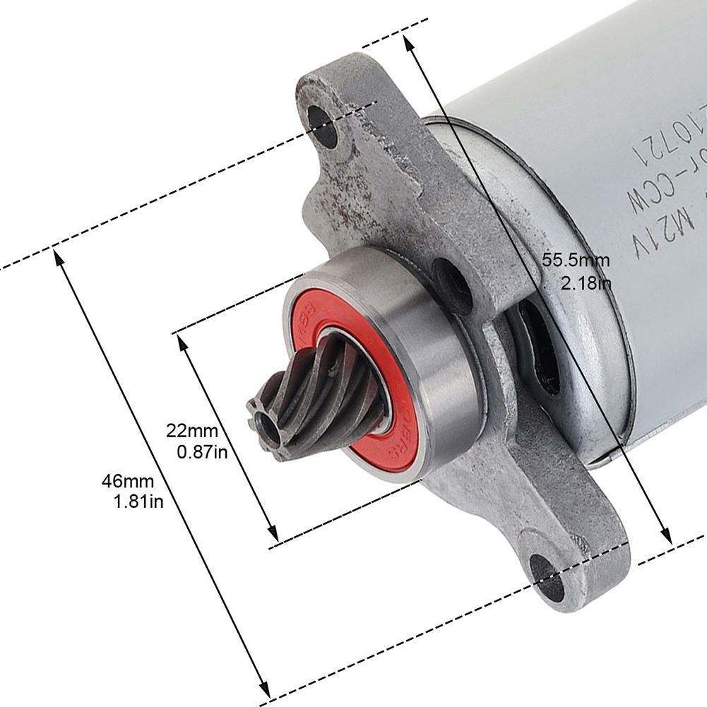 Power Tools DC Motor RS550 With Conical Gear 21V 8 Teeth Electric Saw