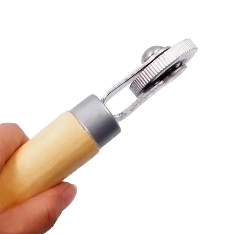Car Tire Repair Tool Roller Auto Patch Roller Motorcycle Wheel Repair With Wooden Handle Tire Repairing Tools For Automotive