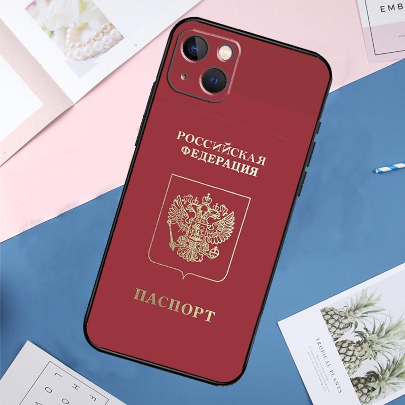 Russia Flag Coat Of Arms Phone Case For iPhone 11 14 15 16 Pro Max 13 12 Mini XS X XR Plus Protection Cover