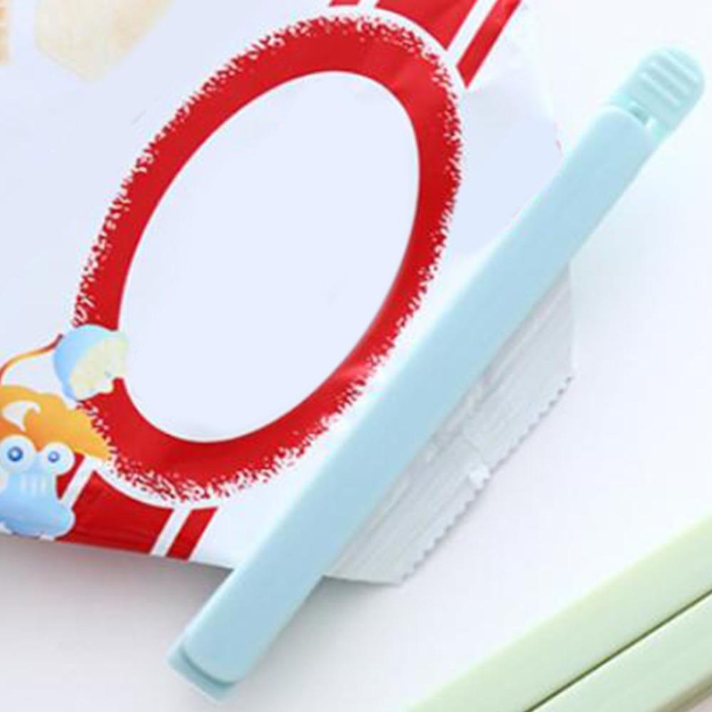 15 PCS Reusable Food Bag Sealing Clip Blue Snack Package Clip  Snack Preservation